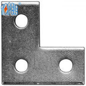 China Perforated 3 Hole Flat Angle Plate Galvanized Unistrut Channel on sale