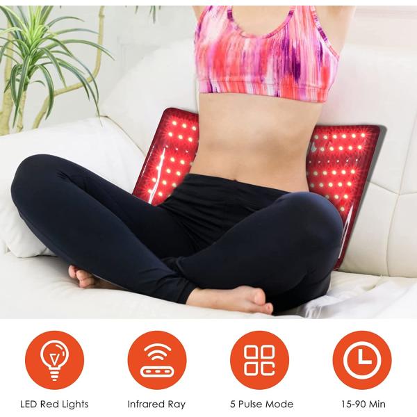 FCC DC12V Infrared Red Light Therapy Belt For Pain Relief