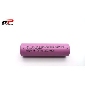China BIS 18650 Cylindrical Lithium Ion Batteries 2200mAh 3.7V on sale