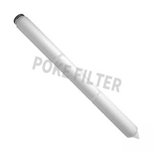 China 30 Inch Nylon N66 Membrane Pleated Water Filter Element Cartridge 0.1 Micron wholesale