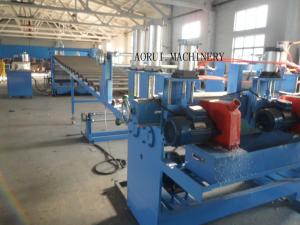 China Full Automatic WPC Board Profile Production Line For Deck / Mirror Frame on sale