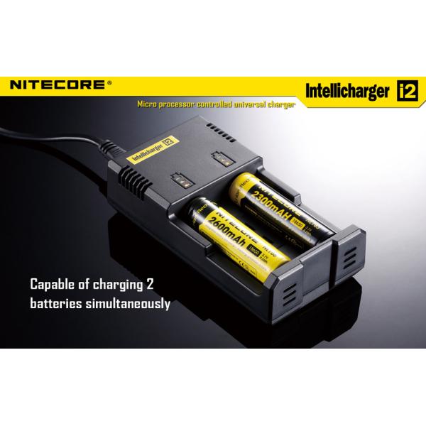 NITECORE Intellicharger i2 V2 Li-ion/Ni-MH/Ni-Cd Universal Battery Charger
