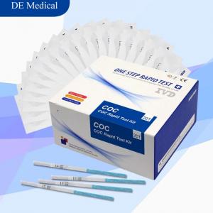 China One Step IVD Drug Abuse test kit  COC Cocaine rapid urine test strip wholesale