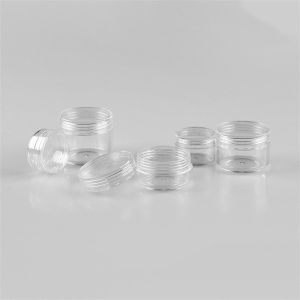 China PS Acrylic Plastic Cosmetic Jars Packaging 25g Round Hot Stamping wholesale