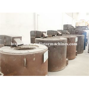Gas Fired Aluminum Metal / Scrap Melting Furnace Tilting 500Kg Aluminum