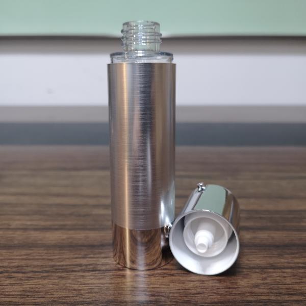 15ml 30ml 50ml 80ml 100ml white plastic frostng slide nozzle manufacturer lotion airless pump bottle cosmetic