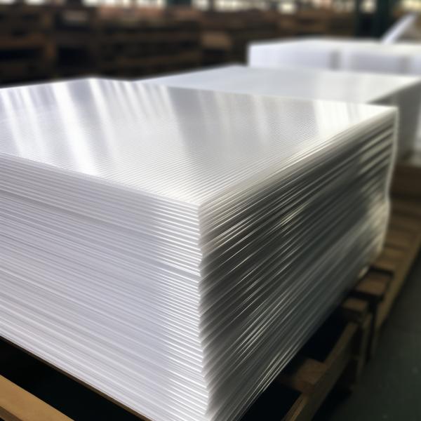 4x8 Corrugated PP Plastic Sheets Smooth Surface 12mm