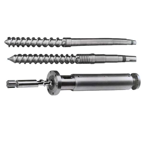 High Performance Extrusion Screw And Barrel Integral Segmented Or Bimetallic Structure For Plastic Extruder Rubber Machine