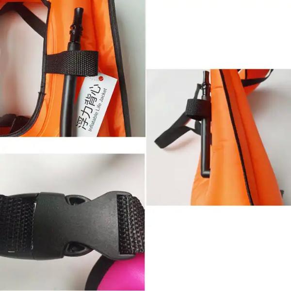 Adult Inflatable Life Jacket For Safety Boating Swimming Surfing