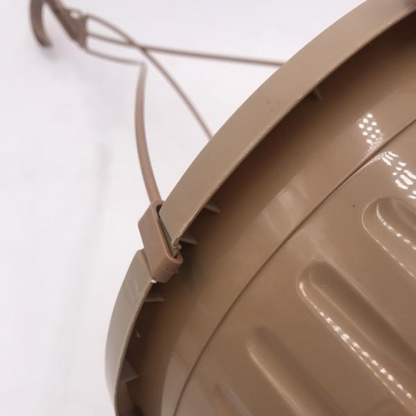 Plastic Hook Hanging Flower Pot On Wall In Room Not Coated
