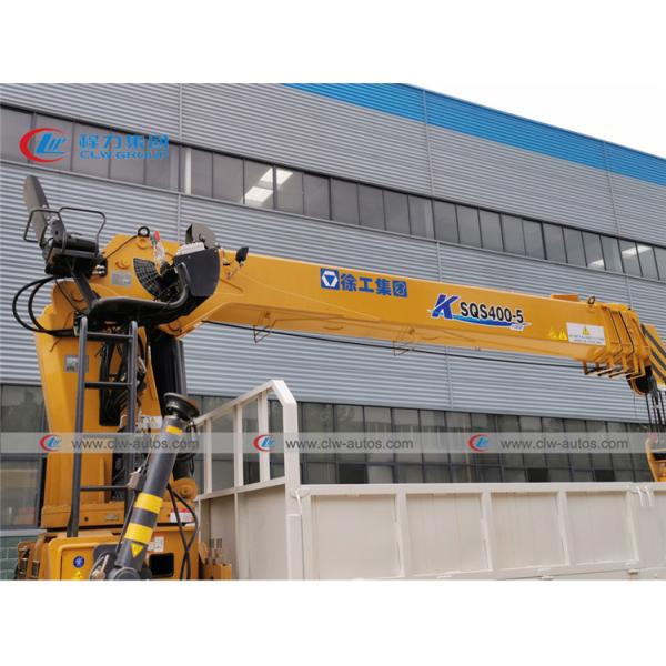 Isuzu Giga 16t Xcmg Straight Boom Crane With 8 Meter Cargo Box