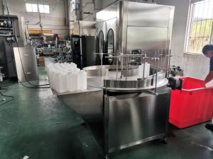 China Pet Bottle Filling packing Line With Automatic Medical Alcohol / Chemical Liquid / Acetic Acid Filling Capping Machine wholesale