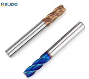 China Dia 0.5-20mm Solid Carbide End Mill / End Mill Tool For Metal Wood Working on sale
