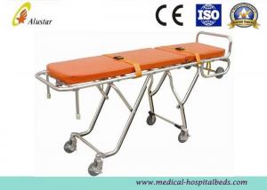 China Emergency Ambulance Stretcher Trolley Adjustable Folding Automatic Loading Cart ALS-S009 on sale