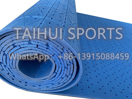 Polyethylene Patterned Shock Pads Roll Installation Method For Artificial Turf Systems 2