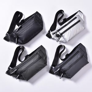 China Fabric Sport Waist Bag Pouch Lightweight Bum Bag Zipper Custom Logo wholesale