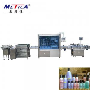 China Hand Sanitizer Bottling Production Line Liquid Filling Capping Labeling Machine 110V on sale