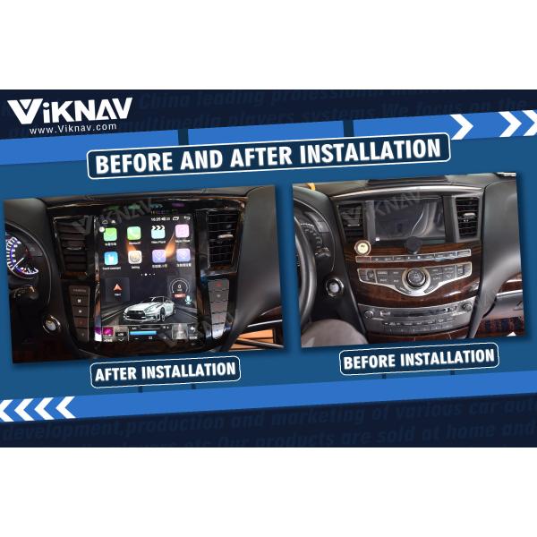 Viknav 12.1 Inch Car Multimedia Stereo Radio For Infiniti QX60 JX35 2012-19 Android DVD Player GPS Navigation Head Unit