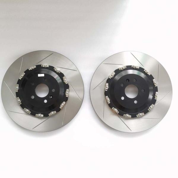 8 Slots Cast Iron Brake Disc 410*36mm Floating Center For Audi RS6