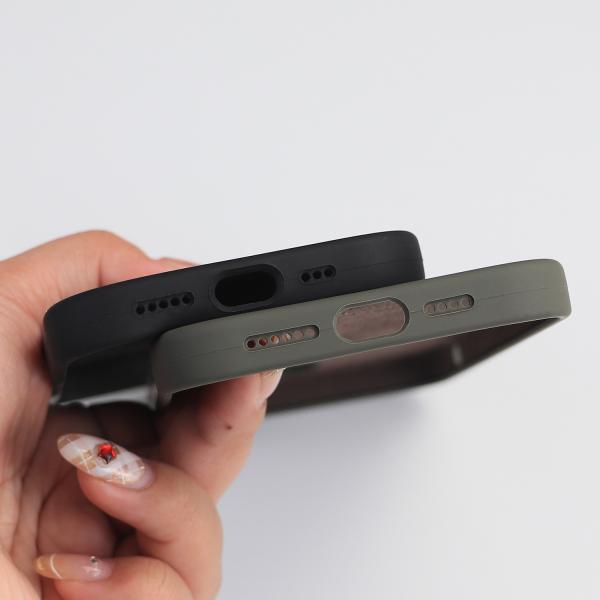 Shockproof Silicon Mobile Cover with Logo Magnetic Silicone Phone Case For iPhone 17