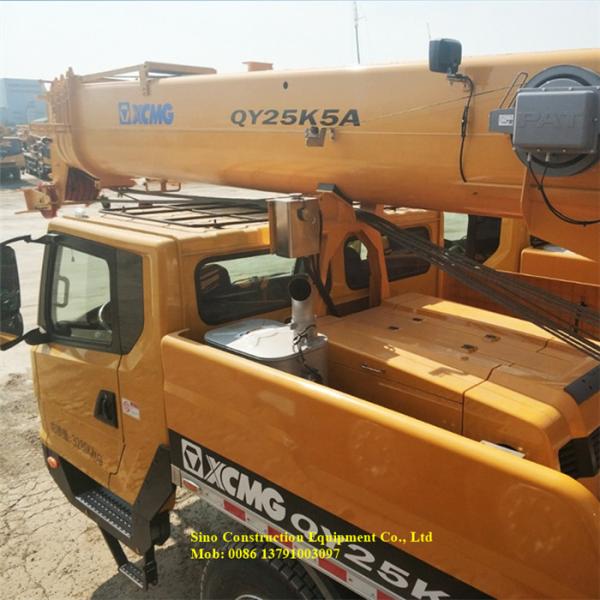 High Performance Truck Mounted Telescopic Crane 25t QY25K5A With U Shaped Boom