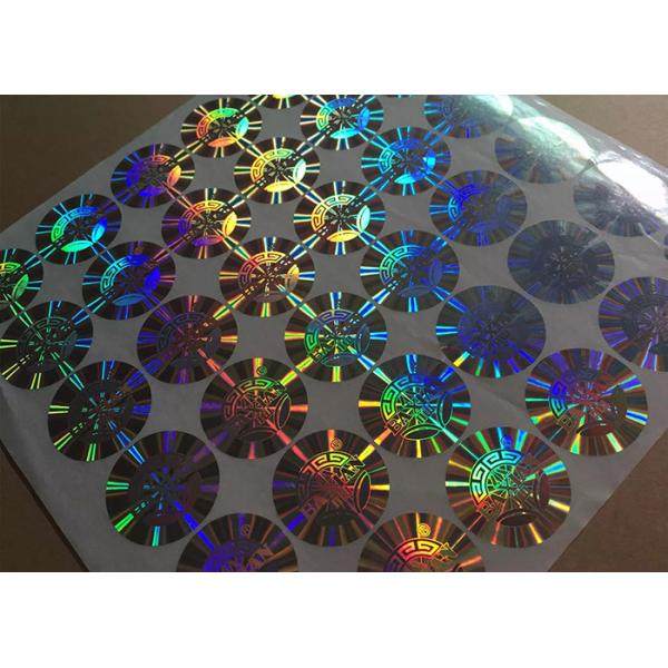 Printed 3D PET laser mterial anti counterfeit security hologram stickers