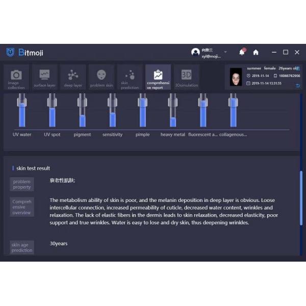 3d Dermatoscope 8 Spectrum Usb2.0 Skin Analyzer System