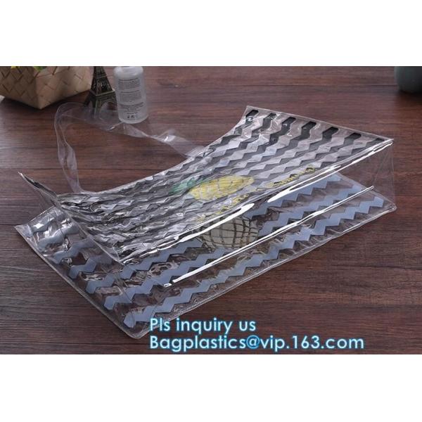 pvc shoulder bag large capacity tote bag for women, laser shoulder bag pvc leather tote bag, Studded Clear Tote/PVC shou