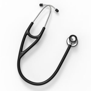China Black Dual Head Stainless Steel Medical Stethoscopes wholesale