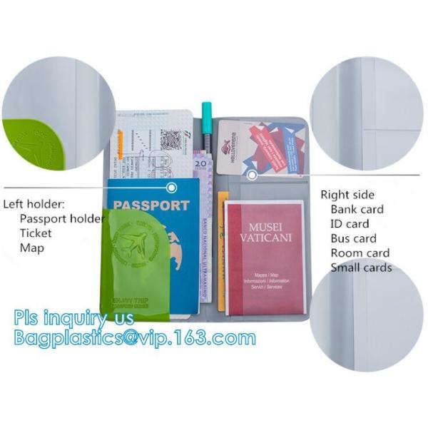 Custom Passport Holder PVC Passport Cover, passport cover PVC leather card holder plastic ticket holder, pack, passport