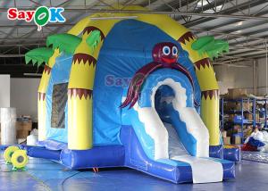 China Colorful Inflatable Bounce House Water Slide Combo Commercial Inflatable Bouncy House wholesale