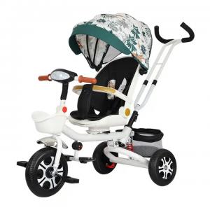 China Elegant 12inch Baby Stroller Tricycle Childs Push Along Trike Can Lie Down wholesale