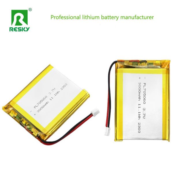 Rechargeable Lifepo4 Battery Cell 705060 3000mAh 3.7V 3.8V Power Lithium Ion Polymer Batteries