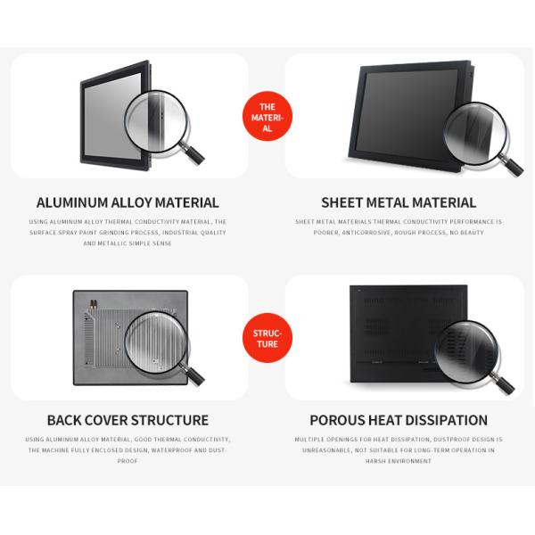 15 Inch Touch Industrial Tablet Computer Embedded Fully Enclosed Dustproof