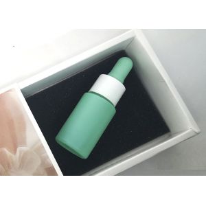 China Skincare Cosmetic Oil Packaging Frosted Glass Dropper Bottle 10ml wholesale