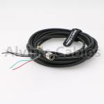4 Pin Hirose Male HR10A-7P-4P to Open End Shield Cable for Camera Sound Devices