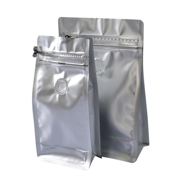 Flat Bottom Red 250g Stand Up Zipper Bag