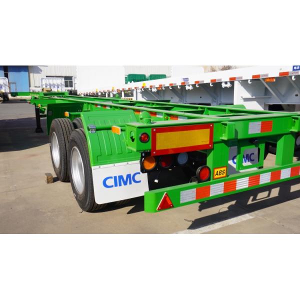 CIMC 20/40ft Container Skeleton 2/3/4 Axle Container Trailer Chassis for Sale