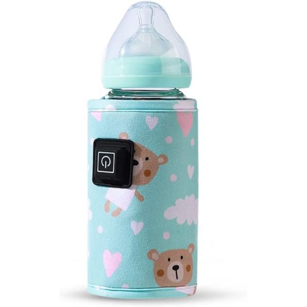 USB Milk Water Bottle Warmer Travel Stroller Insulated Baby Nursing Bottle Heater