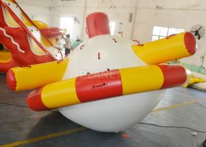China Disco Boat Inflatable Water Games Towable Crazy UFO Shape 2 Years Warranty wholesale