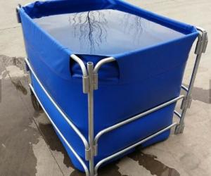 China 1500L High Opacity Removable Fish Pond , Plastic Ponds For Fish Farming Collapsible Fish Tank wholesale
