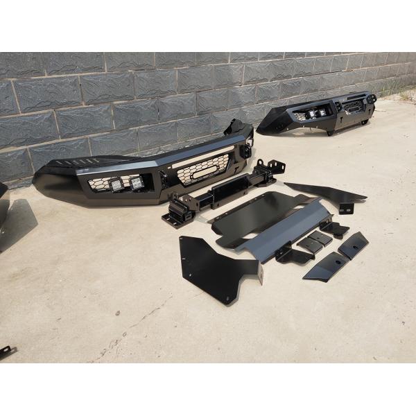 High- Powder Coating Steel Front Bumper for Toyota Hilux Winch Bull Bar Auto Parts