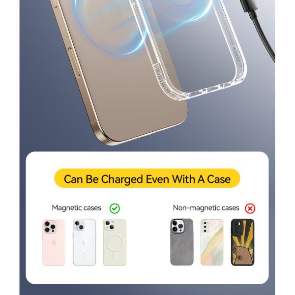 ESSAGER ES-WC18 15W Fast Wireless Charger for Best Phone Stand Charging PD Function and Fast Charging