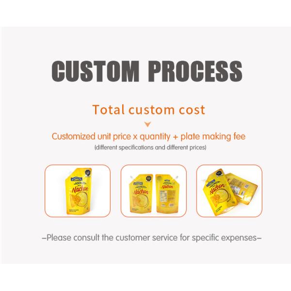 250ml 5L LDPE Liquid Detergent Powder Packaging Pouch Bag With Spout