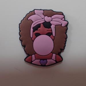 Relief Logo PVC Rubber Patch Cartoon Character Fashion Silicone Badge