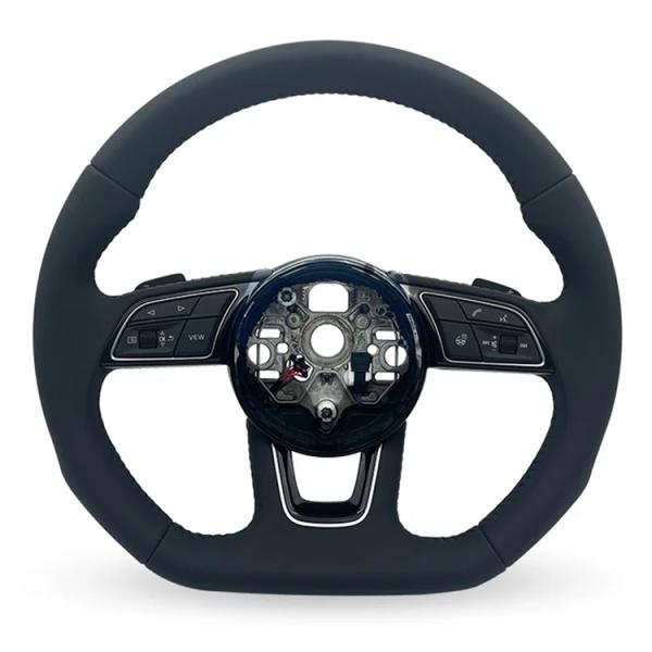 Custom Wood Steering Wheel for Audi A8 A6L Classic High-Quality 2000-2024