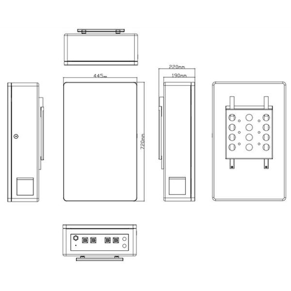 10kWh Powerwall Battery Pack Li Ion 48V 200Ah Home Solar Battery 0