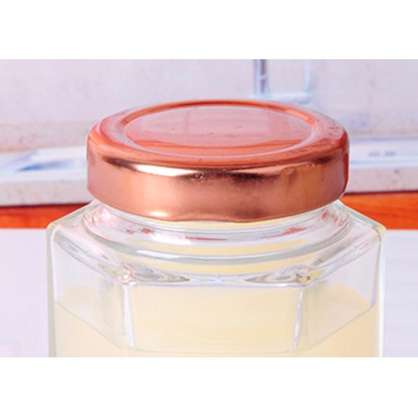 Luxury Clear Bird'S Nest Glass Honey Jars 50ml 100ml 280ml High White Glass