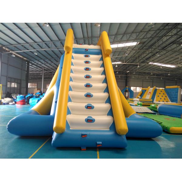Customized 0.9mm PVC Tarpaulin Inflatable Water Slide For Commercial Use