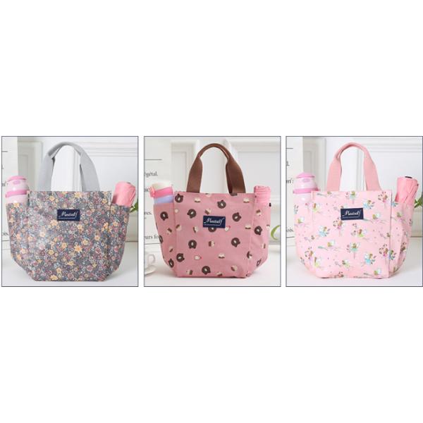 Hot selling portable canvas insulated bag reusable cooler bag waterproof lunch bag tote kids cooler for food delivery